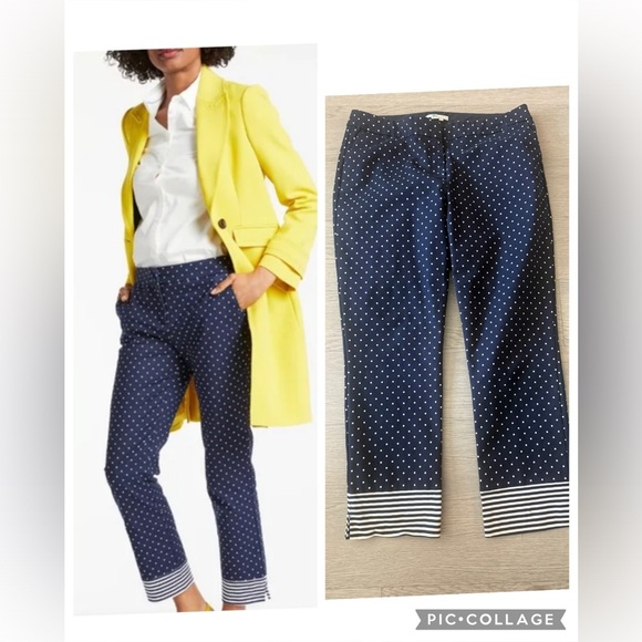 Boden Pants - Boden Polkadot Cropped Pants Size 12